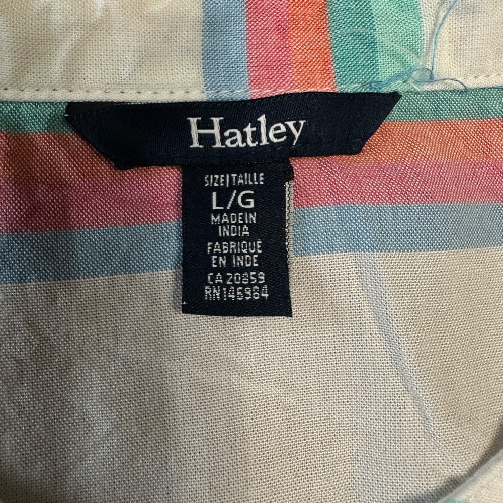 Hatley Womens L Plaid Sleeveless Smocked Waist Abbey Shirt Dress Preppy Retro - Picture 7 of 11